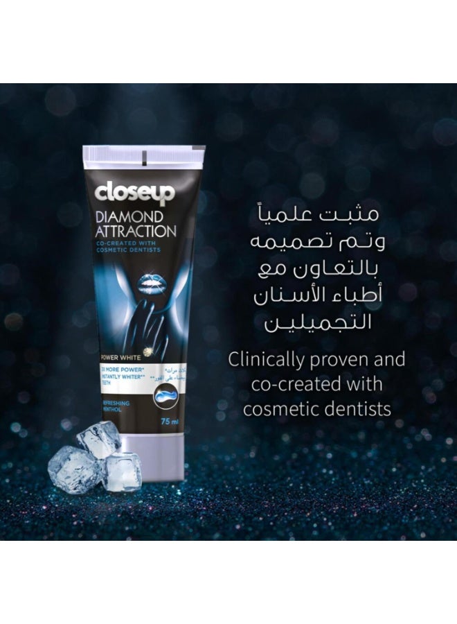 Closeup Diamond Attraction Toothpaste 100g X Pack of  2Pcs - Image 4